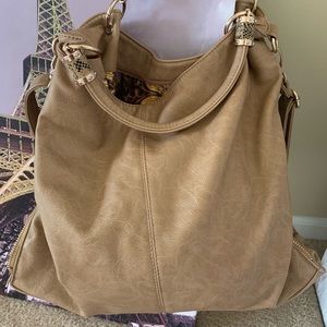 Leather Oversized Hobo Bag